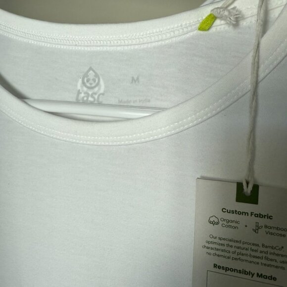 TASC NOLA Long Sleeve T-Shirt BRAND NEW! size medium WHITE - Picture 8 of 14